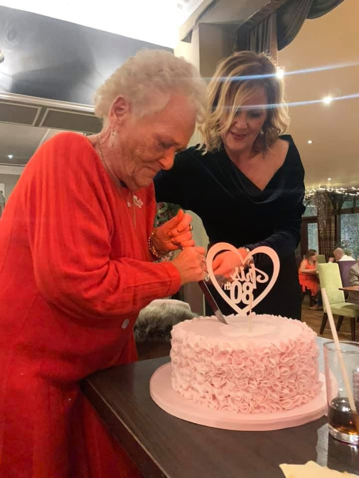 Never said no to cake!